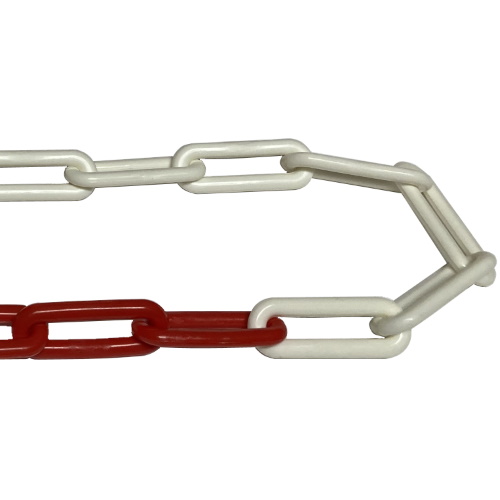 DX 1500-06 Demarcation chain, plastic, red/white, 6 mm