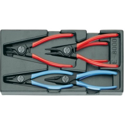 Gedore 1500 ES-8000 Circlip pliers in 1/3 ES tool module