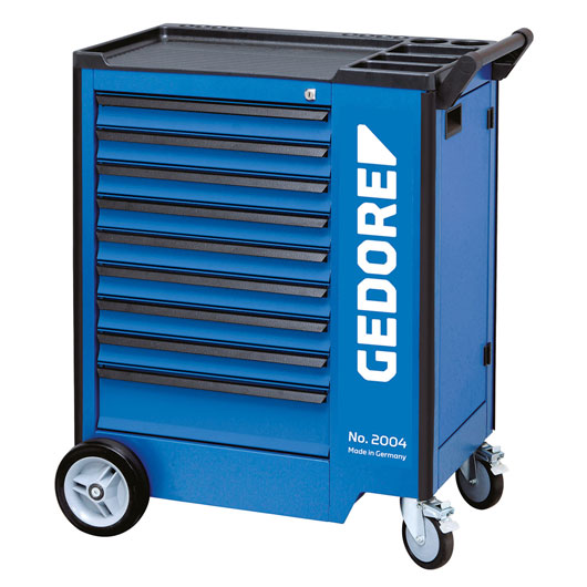 Gedore 2004 0810 Tool trolley with 9 drawers