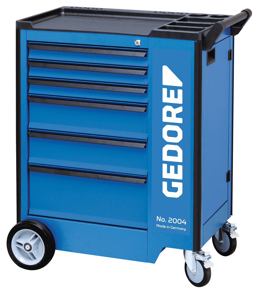 Gedore 2004 0321 Tool trolley with 6 drawers