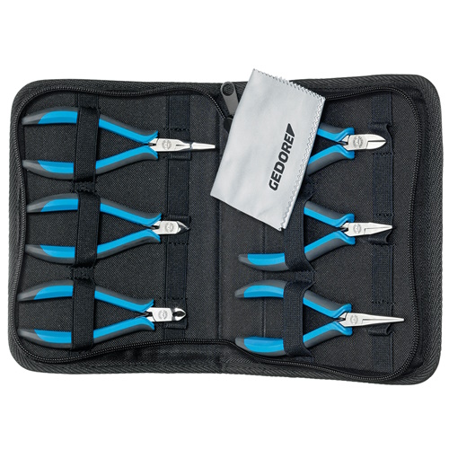 Gedore S 8305 ESD ESD electronic pliers set, 6 pieces
