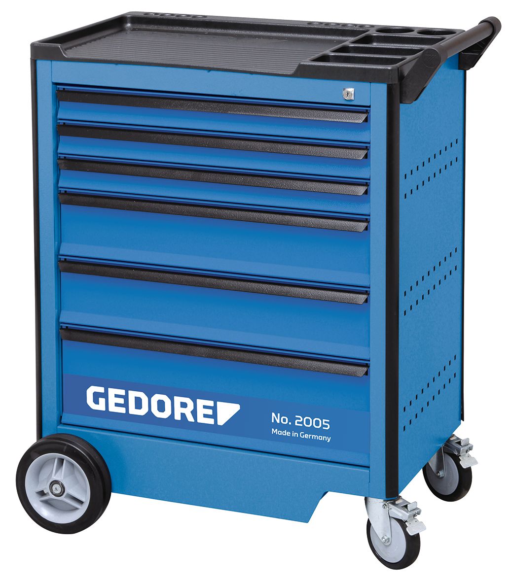Gedore 2005 0321 Tool trolley with 6 drawers