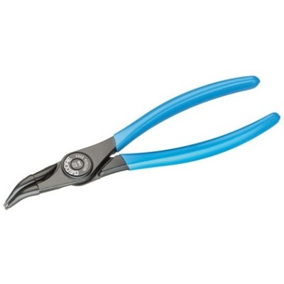 Gedore 8000 J 02 Circlip pliers for internal retaining rings, angled 45 degrees, 8-13 mm