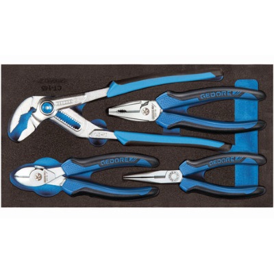 Gedore 1500 CT1-142 Pliers set in 1/3 CT module