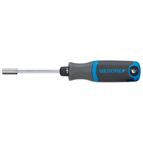 Gedore 2169-012 Magazine handle screwdriver with ratchet function