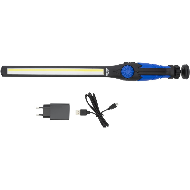 Gedore 900 20 Led/UV-staaflamp, oplaadbaar dmv USB, 620 Lumen
