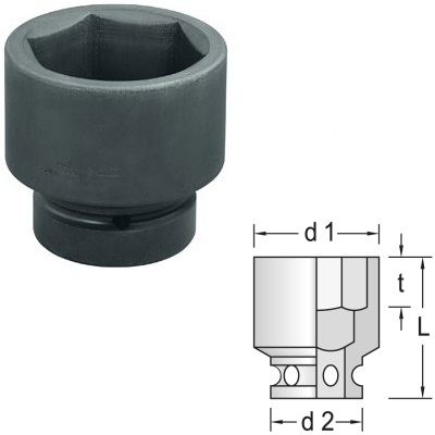 Gedore K 64 95 Impact socket 2.1/2" 95 mm