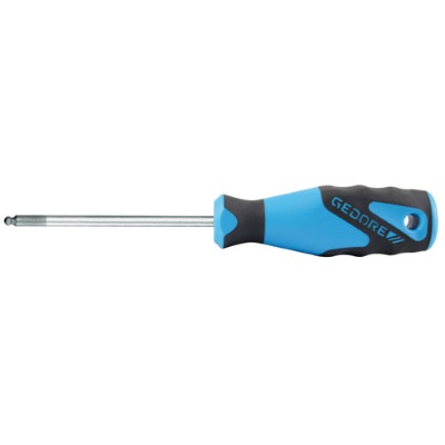 Gedore 2163 K 3 3C-Screwdriver Inbus with ball end, 3 mm