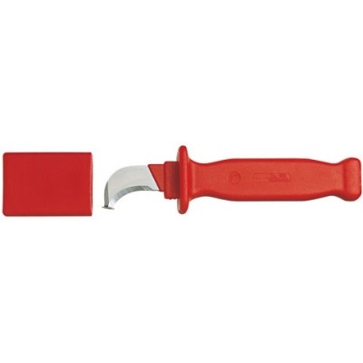 Gedore VDE 4527 VDE Cable knife with hooked blade