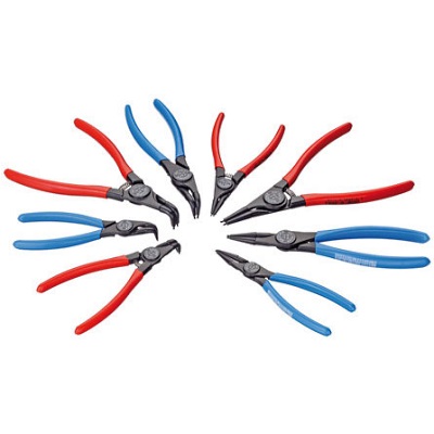 Gedore S 8008 Set of circlip pliers, 8 pieces
