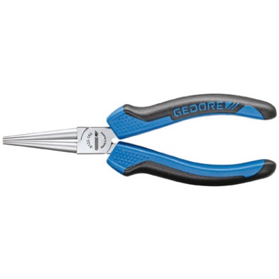Gedore 8122-160 JC Round nose pliers 160 mm, 2-component handle