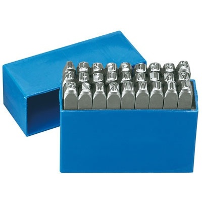Gedore 2201-6 Letter punch set 27 pieces