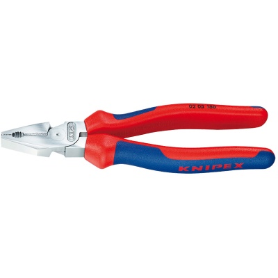 Knipex 02 05 180 High Leverage Combination Pliers, 180 mm