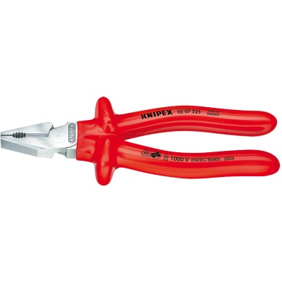 Knipex 02 07 200 High Leverage Combination Pliers VDE, 200 mm