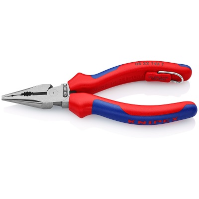 Knipex 08 22 145 T Needle-Nose Combination Pliers with tether attachment point