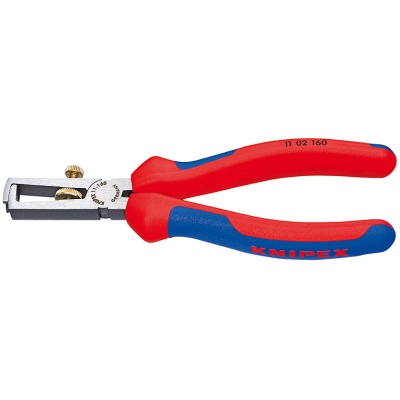 Knipex 11 02 160 Insulation Stripper with opening spring, 160 mm
