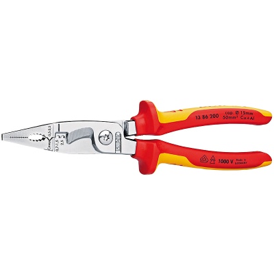 Knipex 13 86 200 Pliers for Electrical Installation