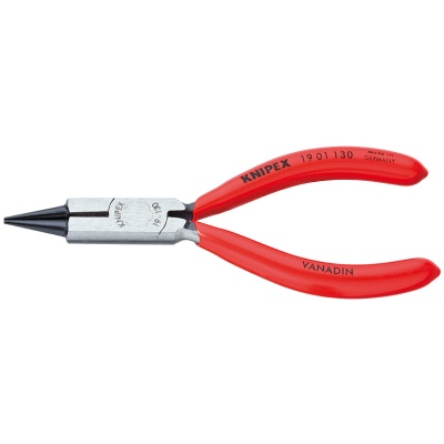 Knipex 19 01 130 Round Nose Pliers with cutting edge (Jewellers Pliers)