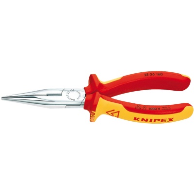 Knipex 25 06 160 Snipe Nose Side Cutting Pliers (Radio Pliers)