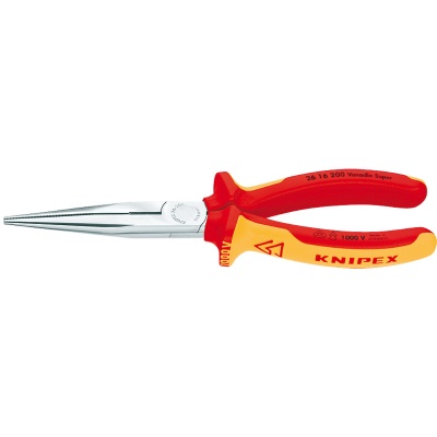 Knipex 26 16 200 Snipe Nose Side Cutting Pliers (Stork Beak Pliers)