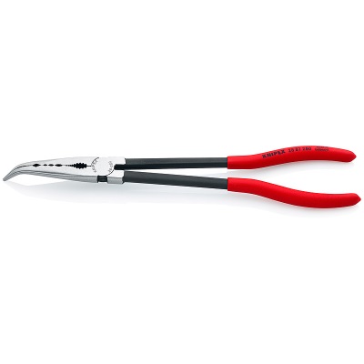 Knipex 28 81 280 Assembly pliers with transverse profiles, angled