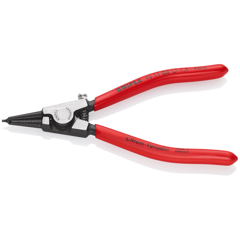 Knipex 46 11 G0 Circlip Pliers for grip rings on shafts  1,5-4,0 mm