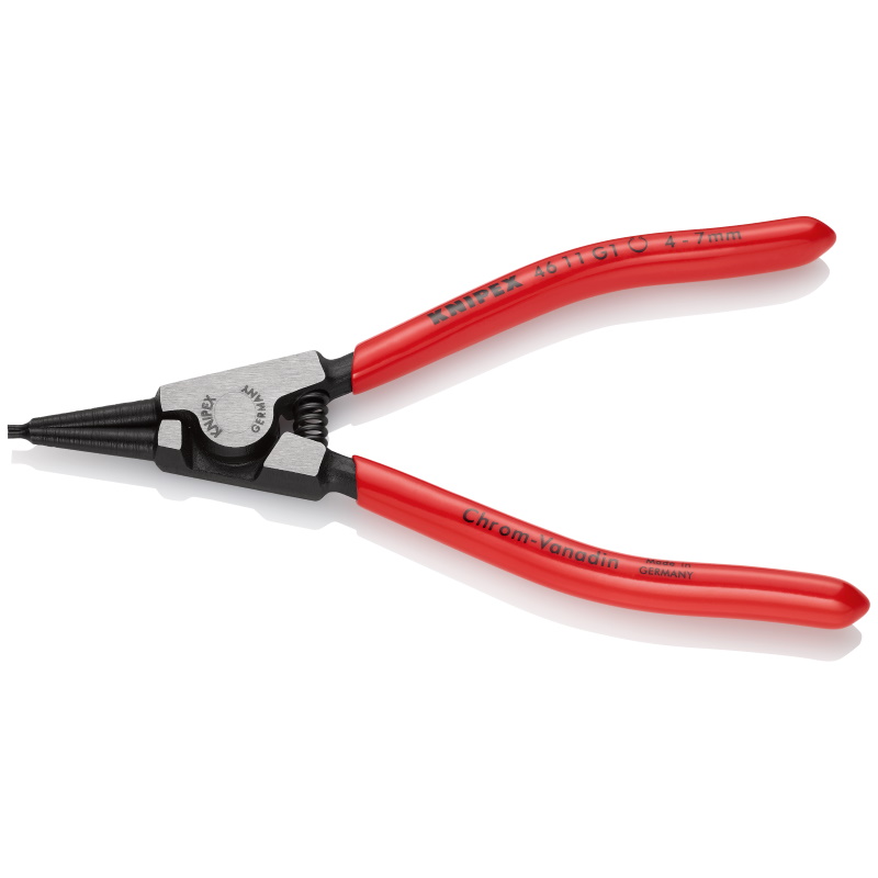 Knipex 46 11 G1 Circlip Pliers for grip rings on shafts  4,0-7,0 mm