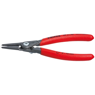 Knipex 49 31 A1 Precision Circlip Pliers for external circlips on shafts with opening limiter (adjustable using end stop)