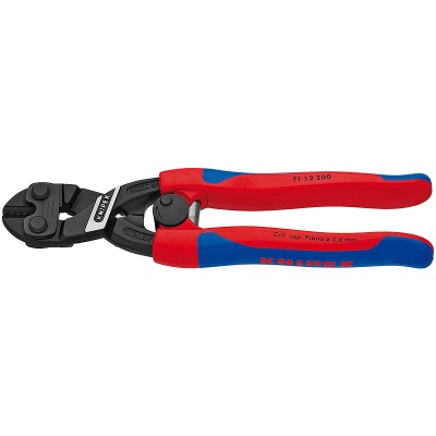 Knipex 71 12 200 CoBolt Compact Bolt Cutters with opening spring 200 mm