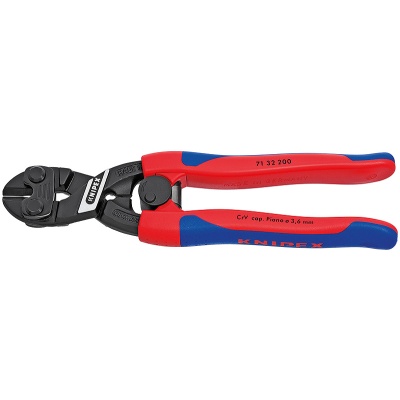 Knipex 71 32 200 CoBolt Compact Bolt Cutters with opening spring 200 mm