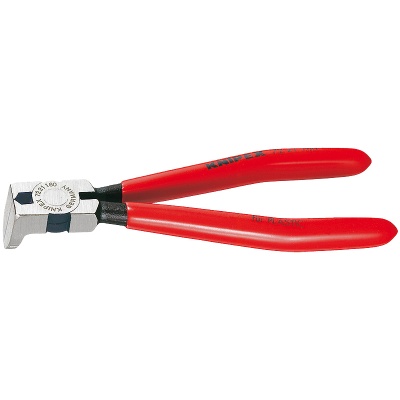 Knipex 72 21 160 Diagonal Cutter for plastics, angled, 160 mm