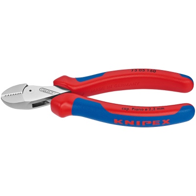 Knipex 73 05 160 X-Cut Compact Diagonal Cutter high lever transmission, 160 mm