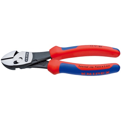 Knipex 73 72 180 TwinForce High Performance Diagonal Cutters, 180 mm