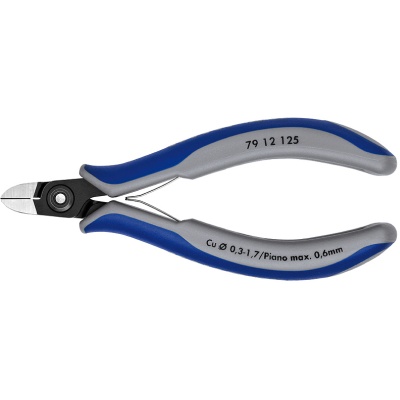 Knipex 79 12 125 Precision Electronics Diagonal Cutter, 125 mm