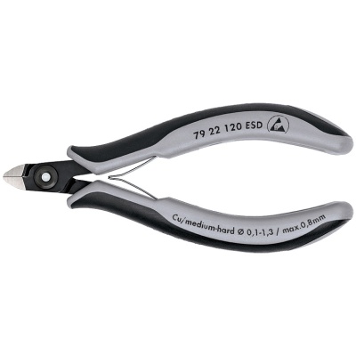 Knipex 79 22 120 ESD Precision Electronics Side Cutter ESD, 120 mm