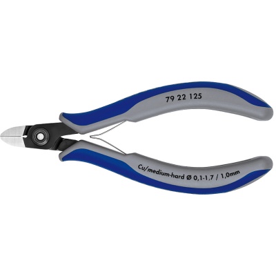 Knipex 79 22 125 Precisie elektronica-zijsnijtang, 125 mm