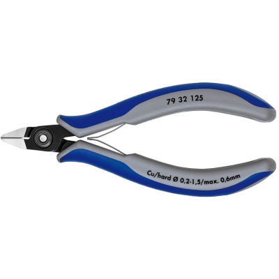 Knipex 79 32 125 Precisie elektronica-zijsnijtang, 125 mm