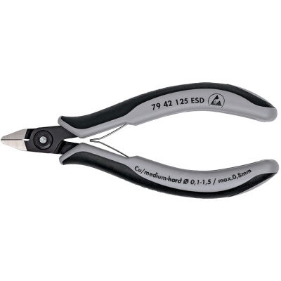 Knipex 79 42 125 ESD Precision Electronics Side Cutter ESD, 125 mm