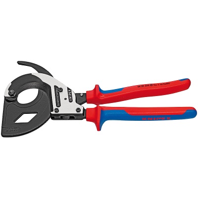 Knipex 95 32 320 Cable Cutter (ratchet principle, 3-stage), 320 mm