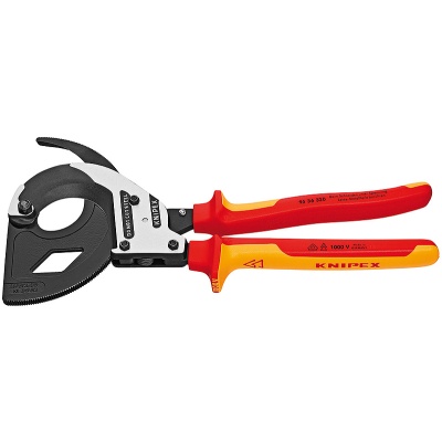 Knipex 95 36 320 Cable Cutter (ratchet principle, 3-stage), VDE, 320 mm