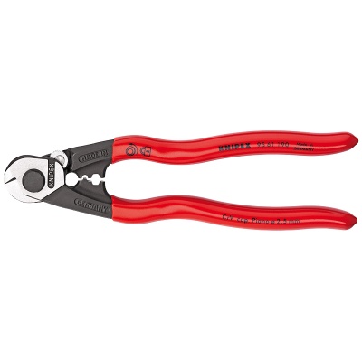 Knipex 95 61 190 Wire Rope Cutter forged, 190 mm