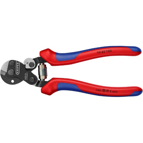 Knipex 95 62 160 Wire Rope Cutter, 160 mm