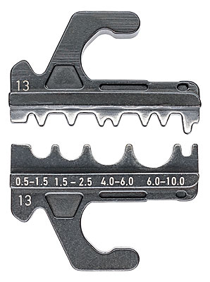 Knipex 97 39 13 Crimping dies for non-insulated crimp terminals, tube and compression cable lugs