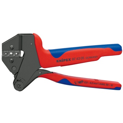 Knipex 97 43 05 Crimp System Pliers for exchangeable crimping dies