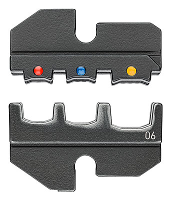 Knipex 97 49 06 Crimping dies for insulated terminals + plug connectors