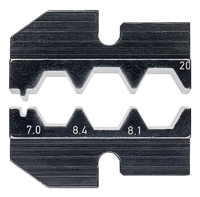 Knipex 97 49 20 Crimping dies for F-connectors for TV and satellite connections
