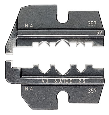 Knipex 97 49 59 Crimping dies for solar cable connectors Helios H4 (Amphenol)