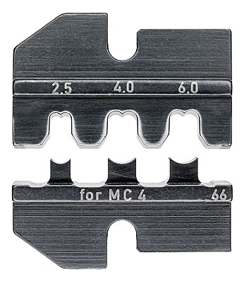 Knipex 97 49 66 Crimping dies for solar cable connectors MC4 (Multi-Contact)