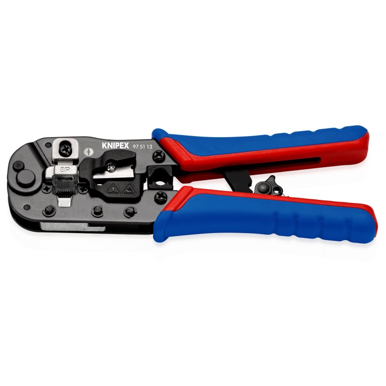Knipex 97 51 13 Crimping Pliers for RJ45 Western plugs
