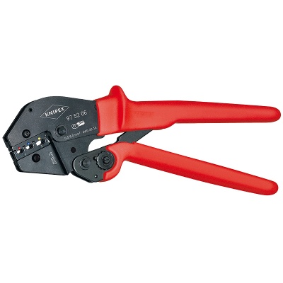Knipex 97 52 06 SB Crimping Pliers also for two-hand operation